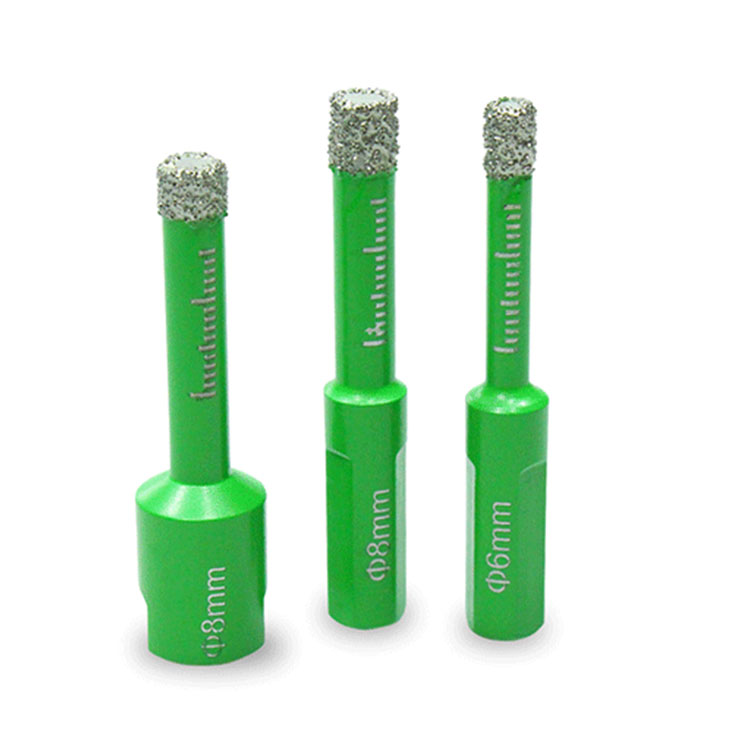Vacuum Brazed Diamond Core Bit Set - Small Diameter Drilling Bits for Tile & Glass