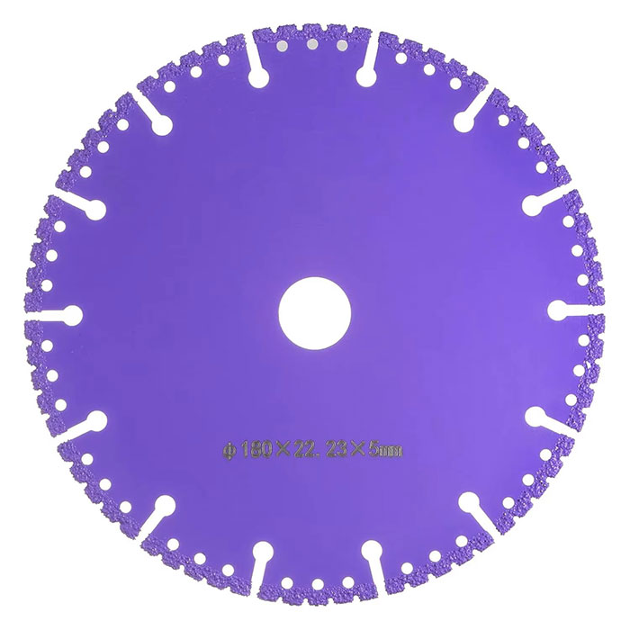 180mm Vacuum Brazed Diamond Disc - Cutting Disc for Iron & Stainless Steel