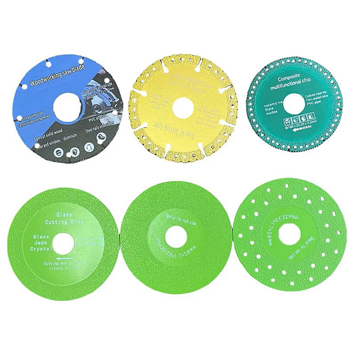 Multi-Purpose Cutting Disc Set - Wood, Stone, Glass & Composite Material Blades