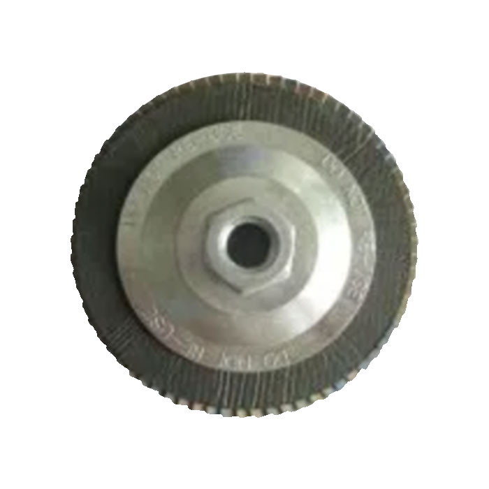 Metal-Core Radial Flap Disc with Hexagonal Interface - Abrasive Wheel for Heavy-Duty Metal Grinding