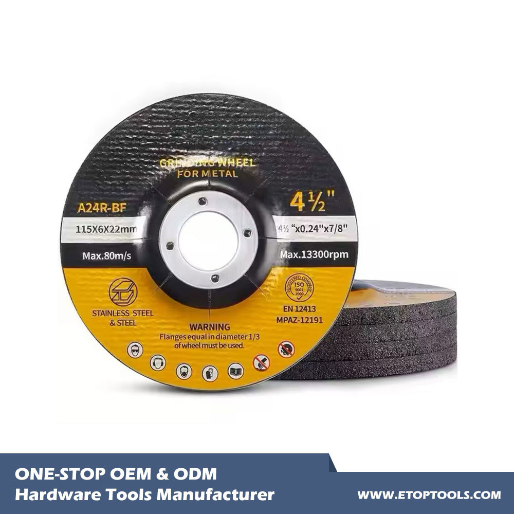 115mm Metal Grinding Wheel - Heavy-Duty Abrasive Wheel for Stainless Steel & Steel