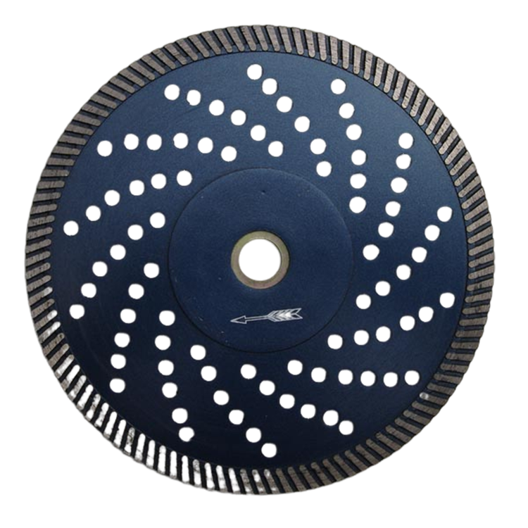 Hot-Pressed Fine-Tooth Wave Diamond Cutting Disc for Stone & Tile