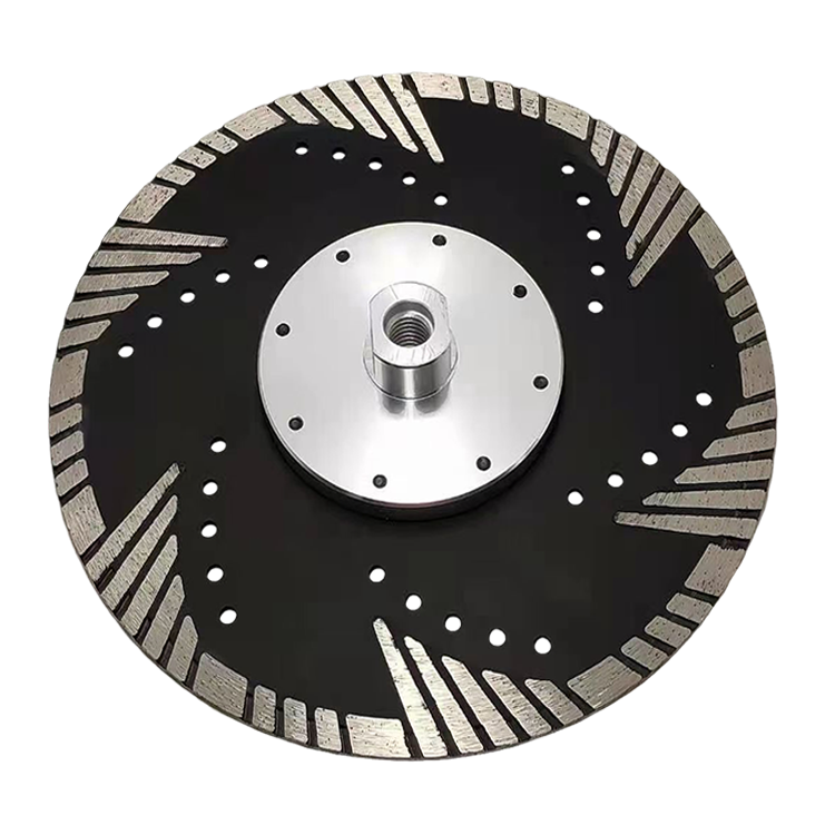 Triangular Wave Type Diamond Cutting Saw Blade for Concrete Granite Stone